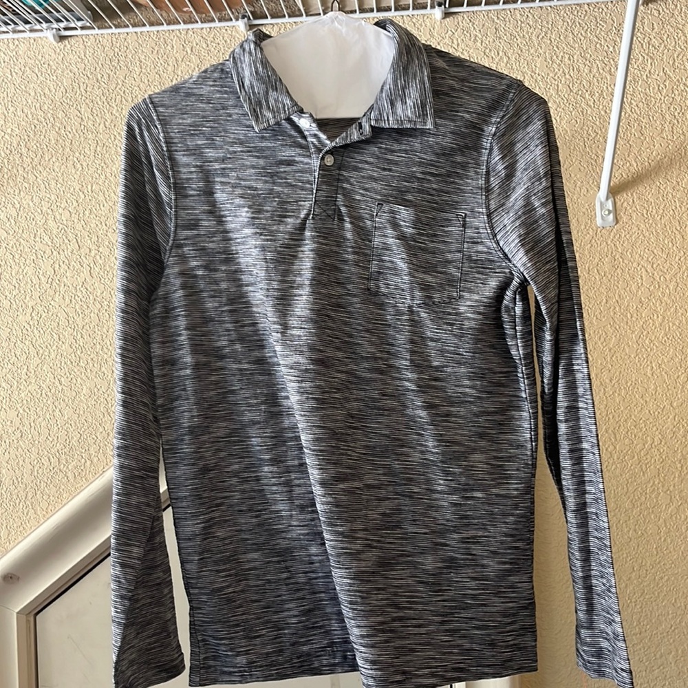 Cat & Jack Boys Long Sleeve Buttoned Shirt- Size Youth XL- NEW